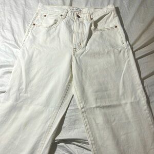 Grace High Waist Crop Wide Leg Jeans , Like New